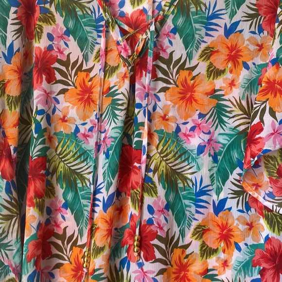 Beach Lace-UpSwim Cover-Up - Picture 6 of 8